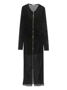 Сетчатое платье-миди Patrizia Pepe, черный