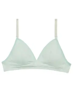 Гладкий бюстгальтер для девочек без косточек и съемных чашек Dim, светло-голубой