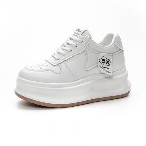 Низкие женские кроссовки JIETEGONGYANG, White