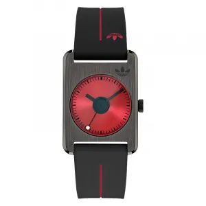 Adidas Originals Кварцевые часы на силиконовом ремешке 32 мм черный циферблат unisex