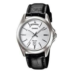 Часы CASIO Waterproof Unisex Mens Silver Analog, цвет silver