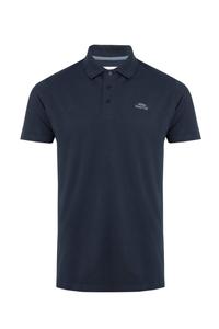 Поло из органического пике Miles Weird Fish, синий