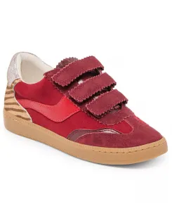 Женские кроссовки с застежкой-липучкой и низким профилем Dolce Vita, красный