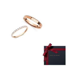 Кольцо Daniel Wellington Alloy унисекс DW/DanielWellington, розовое золото