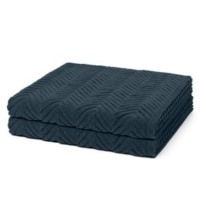 Полотенца для душа sensual skin набор из 2 шт Ross, темно-синий