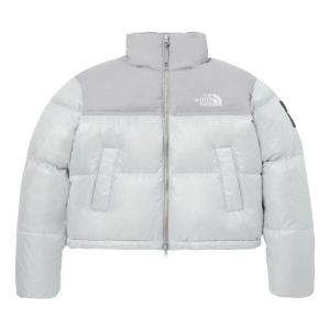 Куртка (WMNS) The North Face White Label Novelty Nuptse Down Jacket Asia Sizing 'Ice Grey', серый