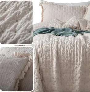 Одеяло Amour 160x220 см - Кашемировая микрофибра, романтический дизайн Spod Igły i Nitki