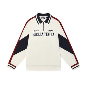 Поло мужское свежий ivory FILA, белый