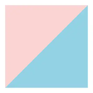 Наволочка Woven Satin Fade с градиентом цвета Schlafgut, Grey Light / Blue Mid