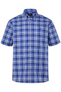 Boston Park Рубашка на пуговицах комфортного кроя в синем, темно-синем и лазурном цветах