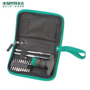 SATA, 24 предмета, набор отверток с храповым механизмом и Т-образной рукояткой, отвертка, набор отверток 09341
