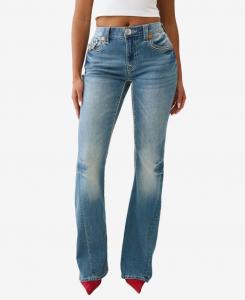 Женские джинсы Joey Mid Rise Big T Rope Ultra Flare True Religion, Medium Wash