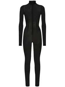 Комбинезон KIM DOLCE&GABBANA из тюля DOLCE & GABBANA, черный