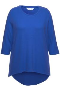 Тонкий вязаный свитер MIAMODA Sweater, синий