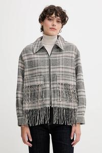 Куртка из смесовой шерсти Pepe Jeans, серый