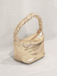 (L) Сумка-клатч / Металлическая сумка с собранной ручкой, двусторонняя