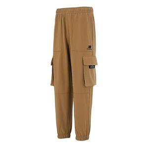 Брюки fleece cargo pants 'tan' New Balance, бежевый