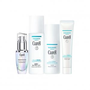 KERUN увлажняющий, питающий, успокаивающий набор для ухода за кожей освежающий и увлажняющий 34г+25мл+150мл Curél