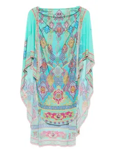 Юбка с принтом "пейсли" Camilla, синий