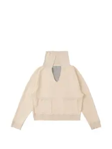 Свитер с карманами Colette Fortela, бежевый