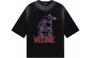 WE11DONE Футболка унисекс черная SS24