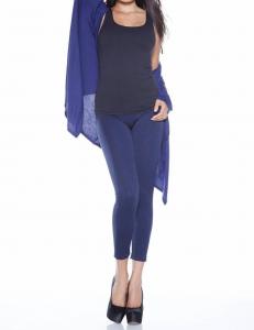 Леггинсы Ahh Comfort в цвете «синий/темно-синий питон» Rhonda Shear, Blue/Navy Python