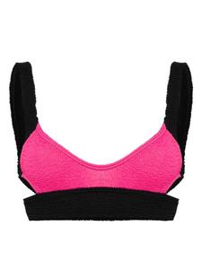 Топ бикини Splice Nino в стиле колор-блок Bond-eye, розовый