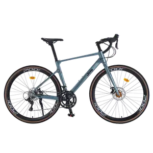 Шоссейный велосипед с механическими дисковыми тормозами из магниевого сплава для взрослых Jeep, синий