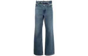 Эвергрин джинсы мид райз уайд лег Y/Project, синий