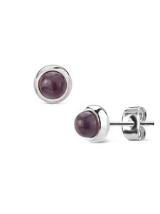 Bungsa Серебряные серьги-гвоздики