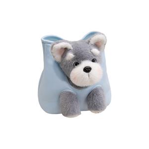 CHUNTUSHU Плюшевая кукла Dudu West Highland, Schnauzer, Little Golden Retriever высотой 18 см