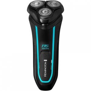 Мужская электробритва R6 Aqua, 100% водонепроницаемая, с раскладывающейся деталью и триммером для длинных волос, 60-минутная литиевая батарея, зарядка через USB — R6000, Remington