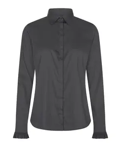 Черная блузка с оборками. Mos Mosh, черный