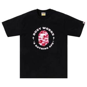 Футболка BAPE ABC Camo Busy Works Sta Tee, Black/Pink