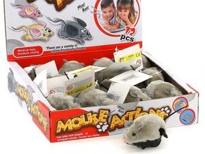 Серая заводная мышь (12 шт) Inna marka