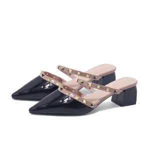 MADALLO Женские сандалии с закрытым носком, устойчивые к истиранию и запаху, черные