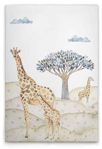 Картина на холсте A.S. Création Safari Squad 1 цвет beigeblaubraungrauweiß