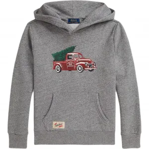 Свитшот FW25 Kids' Polo Ralph Lauren, heather серый