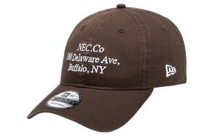 New Era Хлопковая бейсболка унисекс шоколадного цвета, Chocolate