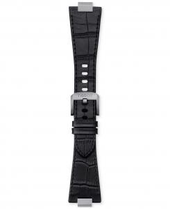 Официальный сменный черный кожаный ремешок для часов PRX Tissot