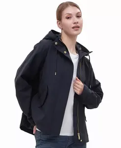 Женская водоотталкивающая куртка с капюшоном Rokka&Rolla, синий