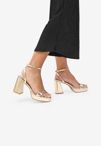 Босоножки на платформе CON CAMPANA Bosanova, золотой