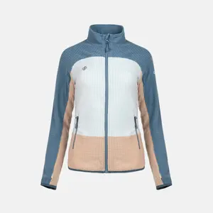 Женская флисовая куртка LETOSA W Izas, светло-голубой/темно-синий