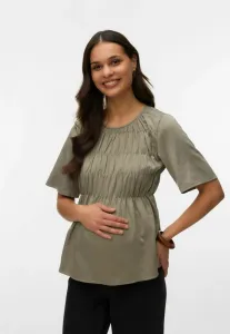 Блузка normal geschnitten rundhals Mamalicious, Olive Drab