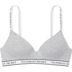 Футболка Легко Поддерживающий Бесшовный Бюстгальтер / Тепло-Серый Бюстгальтер Victoria's Secret, Тепло-Серый/Серый