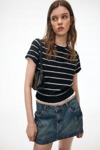 Футболка из тонкого трикотажа H&M, мультиколор