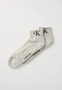 Мужские носки с монограммой (2 шт. в упаковке) Calvin Klein Underwear, Light Grey Melange