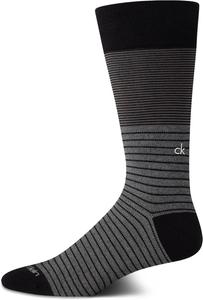 Мужские носки Calvin Klein Beathable Cotton Crew (1 пара), Black Pattern