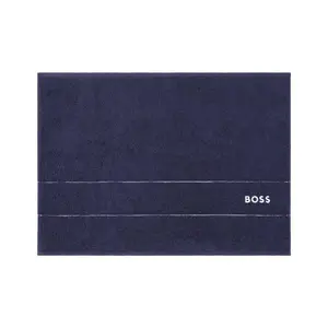 Однотонный хлопковый коврик для ванной Hugo Boss 22, военно-морской