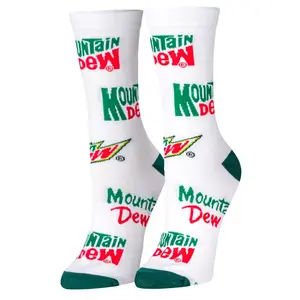 Crazy Socks, Mountain Dew (Med), забавные новинки носки, средние
